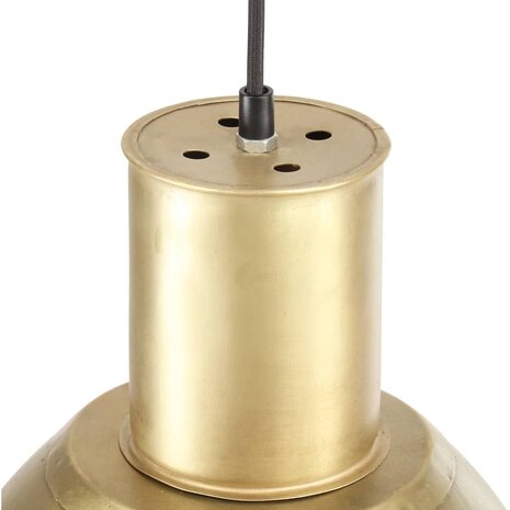 Hanglamp rond 25 W E27 28,5 cm messingkleurig