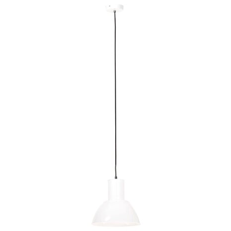 Hanglamp rond 25 W E27 28,5 cm wit