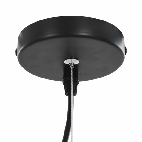 Plafondlampen 2 st halfrond E27 50 cm zwart en goudkleurig