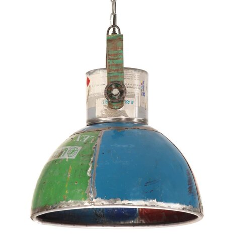 Hanglamp industrieel rond 25 W E27 40 cm meerkleurig