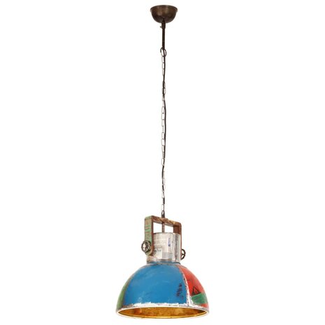 Hanglamp industrieel rond 25 W E27 40 cm meerkleurig