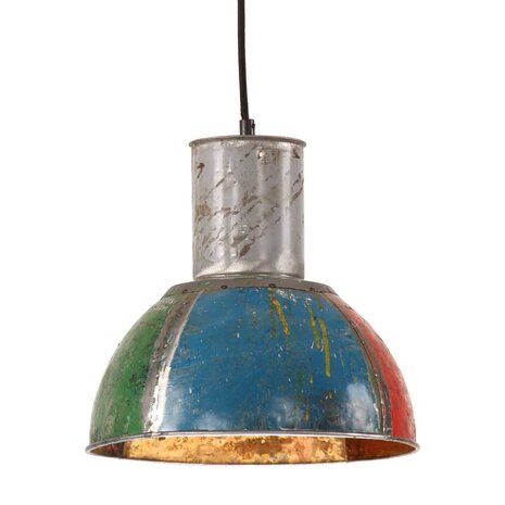 Hanglamp industrieel rond 25 W E27 28,5 cm meerkleurig