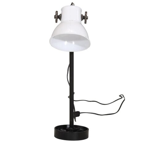 Bureaulamp 25 W E27 15x15x55 cm wit