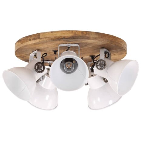 Plafondlamp 25 W E27 50x50x25 cm wit