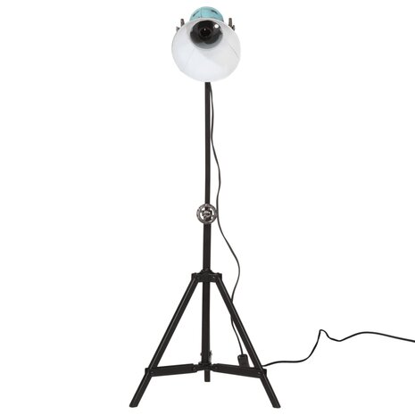 Vloerlamp 25 W E27 35x35x65/95 cm verweerd blauw