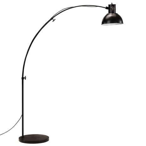 Vloerlamp 25 W E27 150 cm zwart