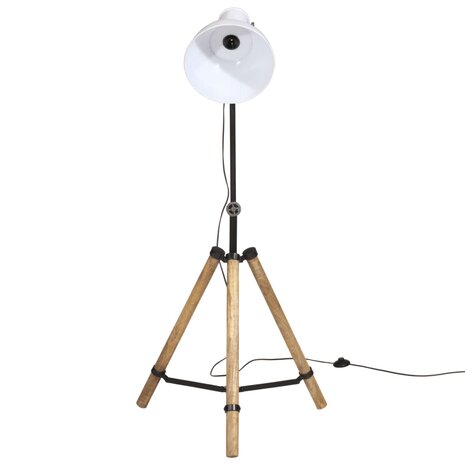 Vloerlamp 25 W E27 75x75x90-150 cm wit
