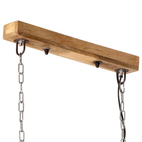 Plafondlamp 25 W E27 90x24x111 cm verweerd rood