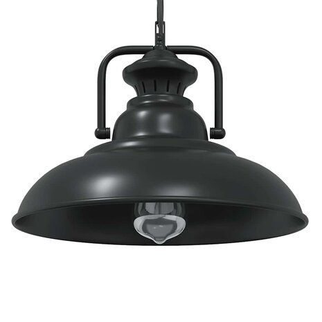 Hanglamp E27 Ø 31 cm ijzer zwart