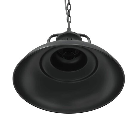 Hanglamp E27 Ø 31 cm ijzer zwart