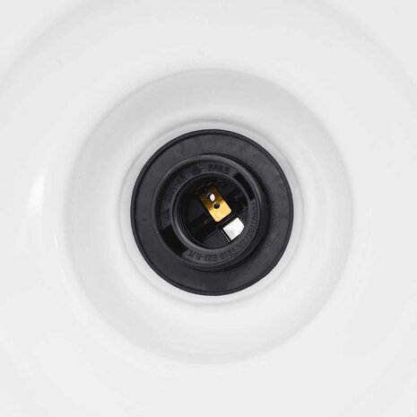 Hanglamp in hoogte verstelbaar E27 Ø31 cm metaal glanzend wit
