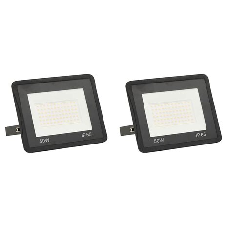 Spotlights 2 st LED 50 W warmwit