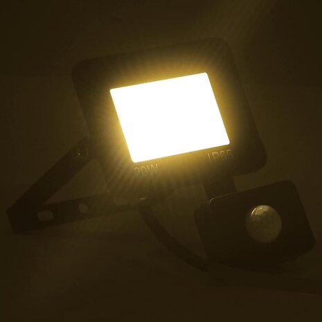 Spotlight met sensor LED 20 W warmwit