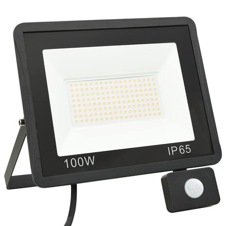 Spotlight met sensor LED 100 W warmwit