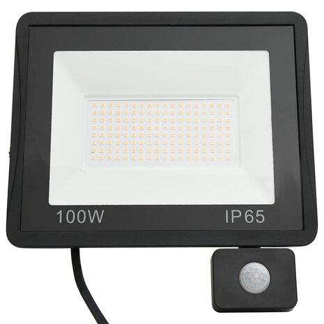 Spotlight met sensor LED 100 W warmwit