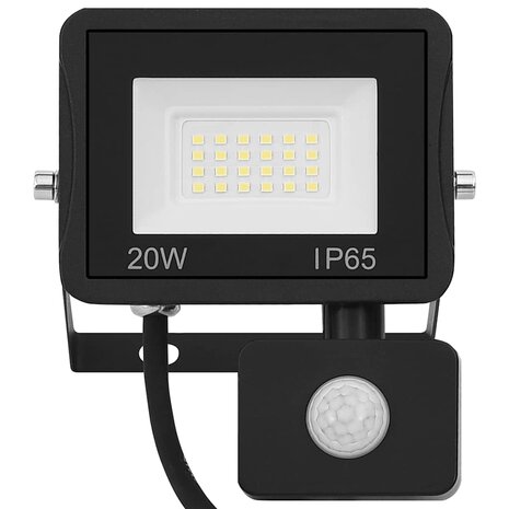 Spotlight met sensor LED 20 W koudwit