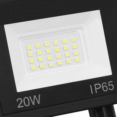Spotlight met sensor LED 20 W koudwit
