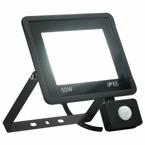 Spotlight met sensor LED 50 W koudwit