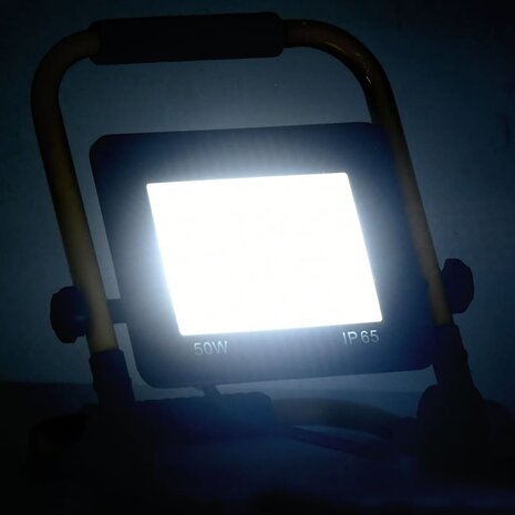 Spotlight met handvat LED 50 W koudwit