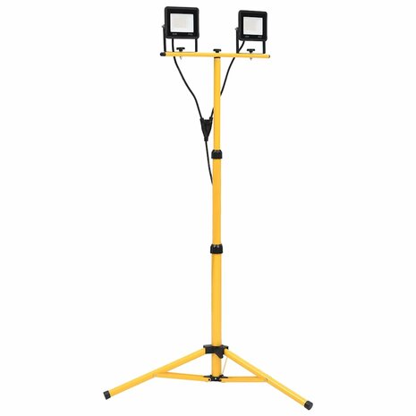 Spotlight met statief LED 2x30 W warmwit