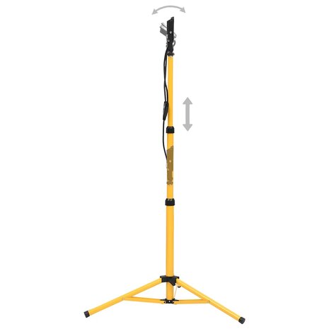 Spotlight met statief LED 2x30 W warmwit