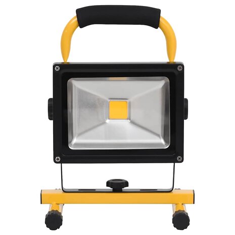 Spotlight met handvat oplaadbaar LED 30 W koudwit