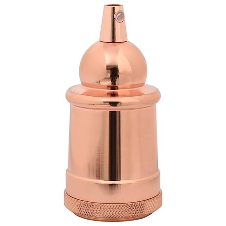 Lamphouders 2 st roségoud E27