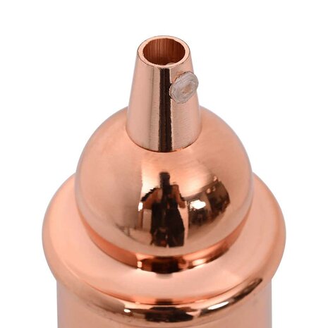 Lamphouders 2 st roségoud E27
