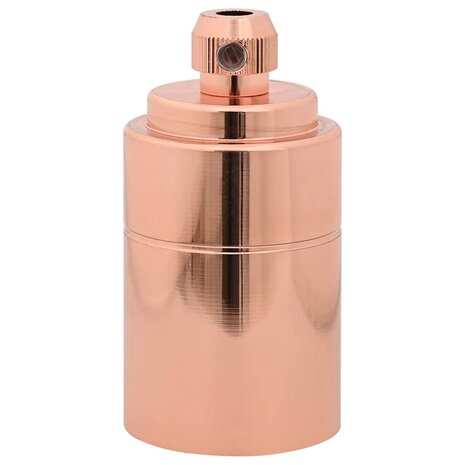 Lamphouders 2 st roségoud E27