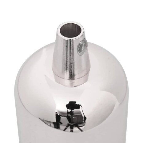 Lamphouders 2 st nikkel satijn E27
