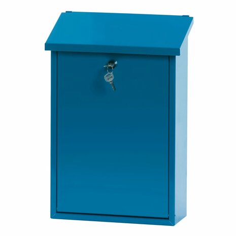 Brievenbus Toledon blauw