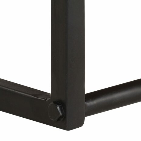 Kapstok met schap 100x35x22 cm massief acaciahout