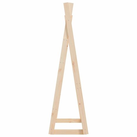 Kledingrek 100x45x150 cm massief grenenhout