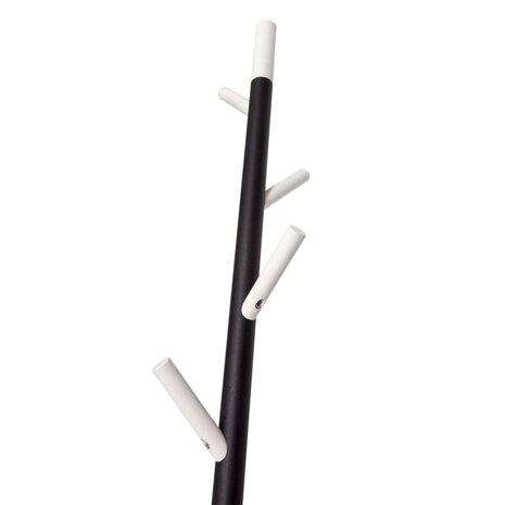 Kapstok Linair staand met 4 haken 180 cm wit