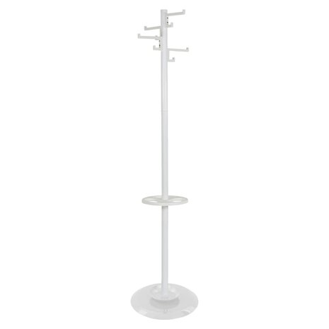 Kapstok staand met 8 haken Porcelain 178 cm wit
