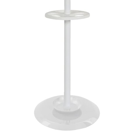 Kapstok staand met 8 haken Porcelain 178 cm wit