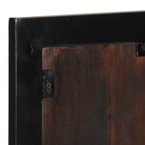 Kapstok 40x2x80 cm massief gerecycled hout meerkleurig