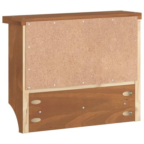 Wandkapstok SANDNES 45x12x35 cm massief grenenhout