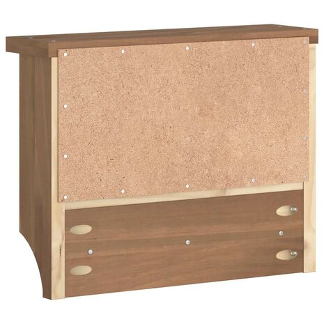 Wandkapstok SANDNES 45x12x35 cm massief grenenhout