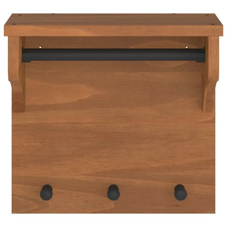 Wandkapstok SANDNES 43x30x42 cm massief grenenhout