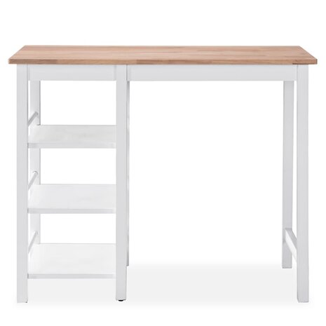 3-delige Barset MDF wit