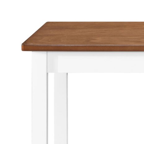 3-delige Bartafel en -krukkenset massief hout