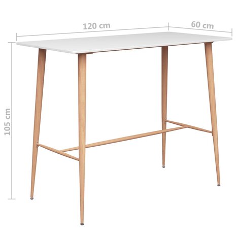7-delige Barset wit