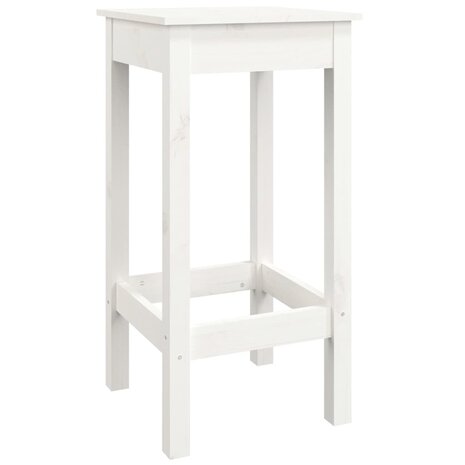 7-delige Barset massief grenenhout wit