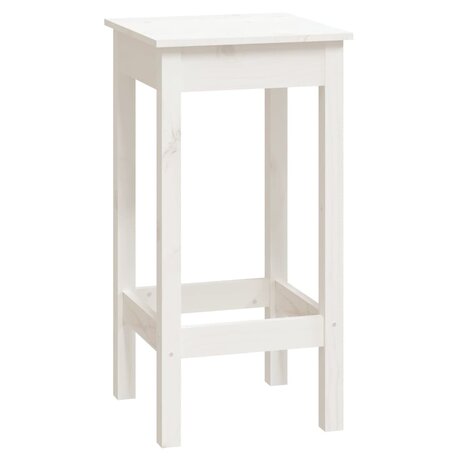 9-delige Barset massief grenenhout wit