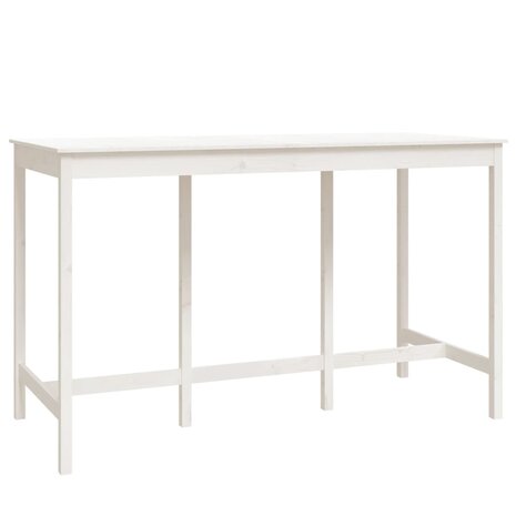 9-delige Barset massief grenenhout wit
