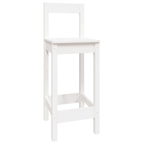 5-delige Barset massief grenenhout wit