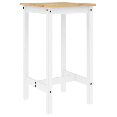 3-delige Barset massief grenenhout wit