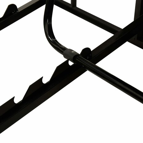 Ligbed met kussen 2-persoons poly rattan grijs
