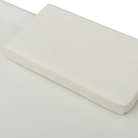 Tuinbed 200x90 cm staal crème